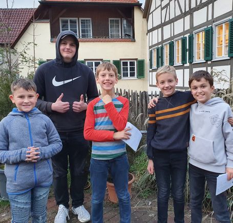 Das sind unsere Teilnehmer: